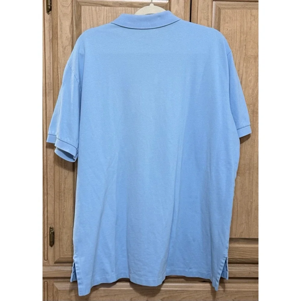 Ralph Lauren Polo Shirt Mens XL Light Blue Preppy Pony Casual Work Career Office